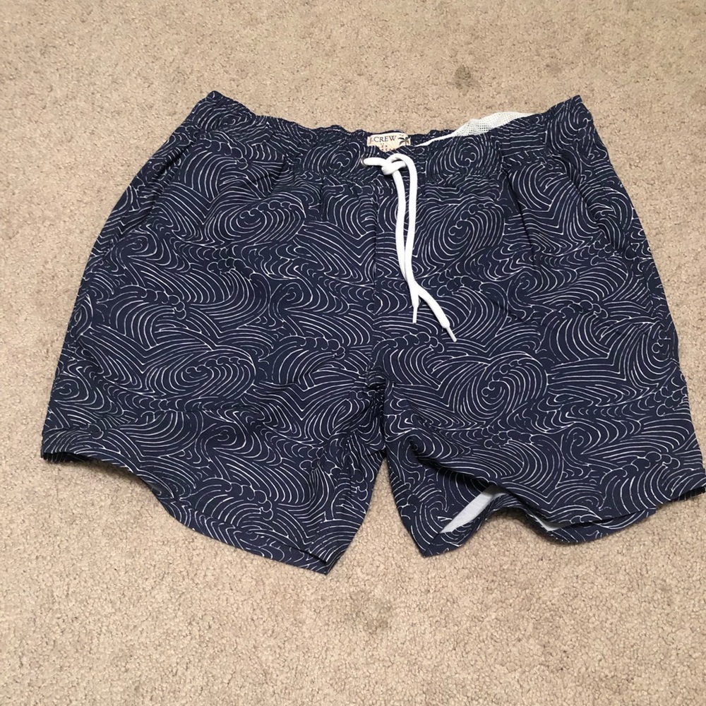 JCrew Mens swim trunks NEW! medium
